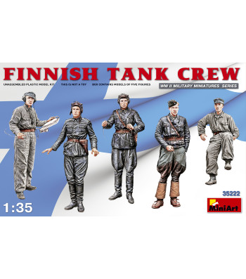 1:35 Finnish Tank Crew - 5 figures