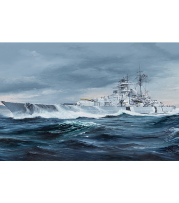 1:350 German Bismarck Battleship