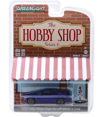 2013 Dodge Charger Super Bee with Woman in Dress Solid Pack - The Hobby Shop Series 6