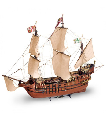 1:90 San Francisco II (2017) with metal figures - Wooden Model Ship Kit