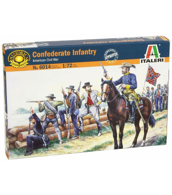 1:72 CONFEDERATE TROOPS - 50 figures
