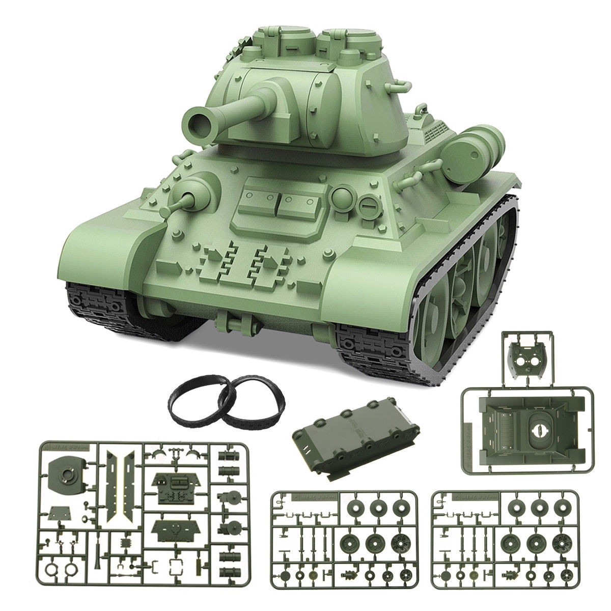 model Building Mngwwt006 Meng World War Toons T-34/76 Soviet Medium Tank 