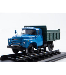 ZIL-MMZ-4502 railway dump truck (blue - grey)