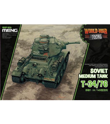 Soviet Medium Tank T-34/76 (cartoon model) - snap-fit