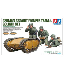 1:35 German Assault Pioneer Team & Goliath Set - 3 figures