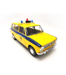 1970 Lada 2102 USSR Police, yellow/blue