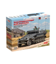 1:35 "Beobachtungspanzerwagen" Sd.Kfz.251/18 Ausf.A, WWII German Observation Vehicle with crew
