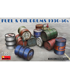 1:35 Fuel & Oil Drums 1930-50s