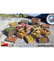 1:35 Wooden Crates with Fruit