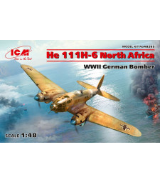 1:48 He 111H-6 North Africa, WWII German Bomber