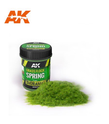 AK8219 GRASS FLOCK 2MM SPRING - (250 ml) - Texture Products