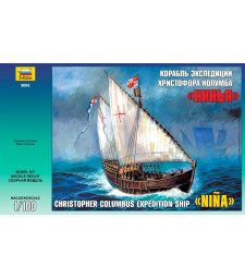 1:100 Christopher Columbus Expedition Ship caravel "NINA"