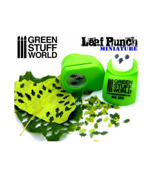 Miniature Leaf Punch LIGHT GREEN - OAK