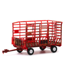 Down on the Farm Series 4 - Bale Throw Wagon - Weathered Solid Pack